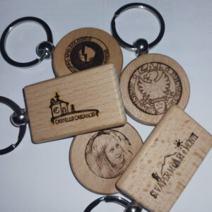 Portachiavi legno personalizzato